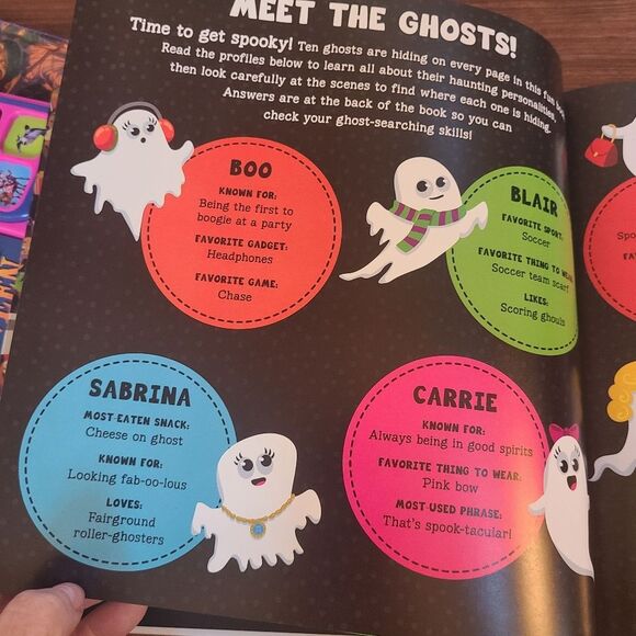 Halloween Book Look There's A Ghost Educational and Colorful Search And Find - Picture 5 of 13